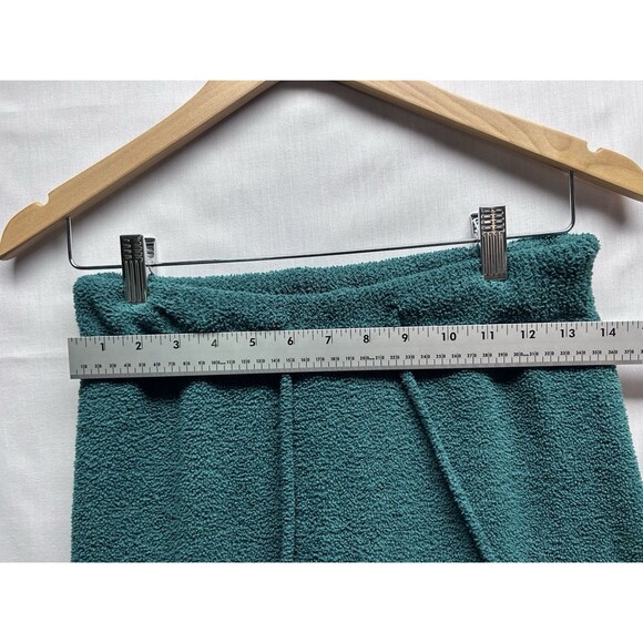 Ekouaer Women’s Small 2 Piece Fuzzy Pajamas Lounge Set Green - Picture 9 of 12